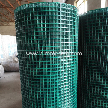 Green PVC Coated Welded Wire Mesh Roll